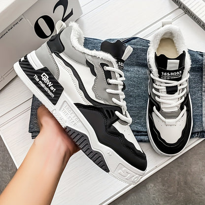 Men's & Women's All-Terrain Winter Warm Snow Boots & Sneakers - Heavy-Duty PU & PVC Traction Tires, Low-Top Lace-Up Outdoor Shoes for Ice, Mud, Snow, Casual Wear - Unisex All-Terrain Vehicle-Like Feel (No ATV Required)