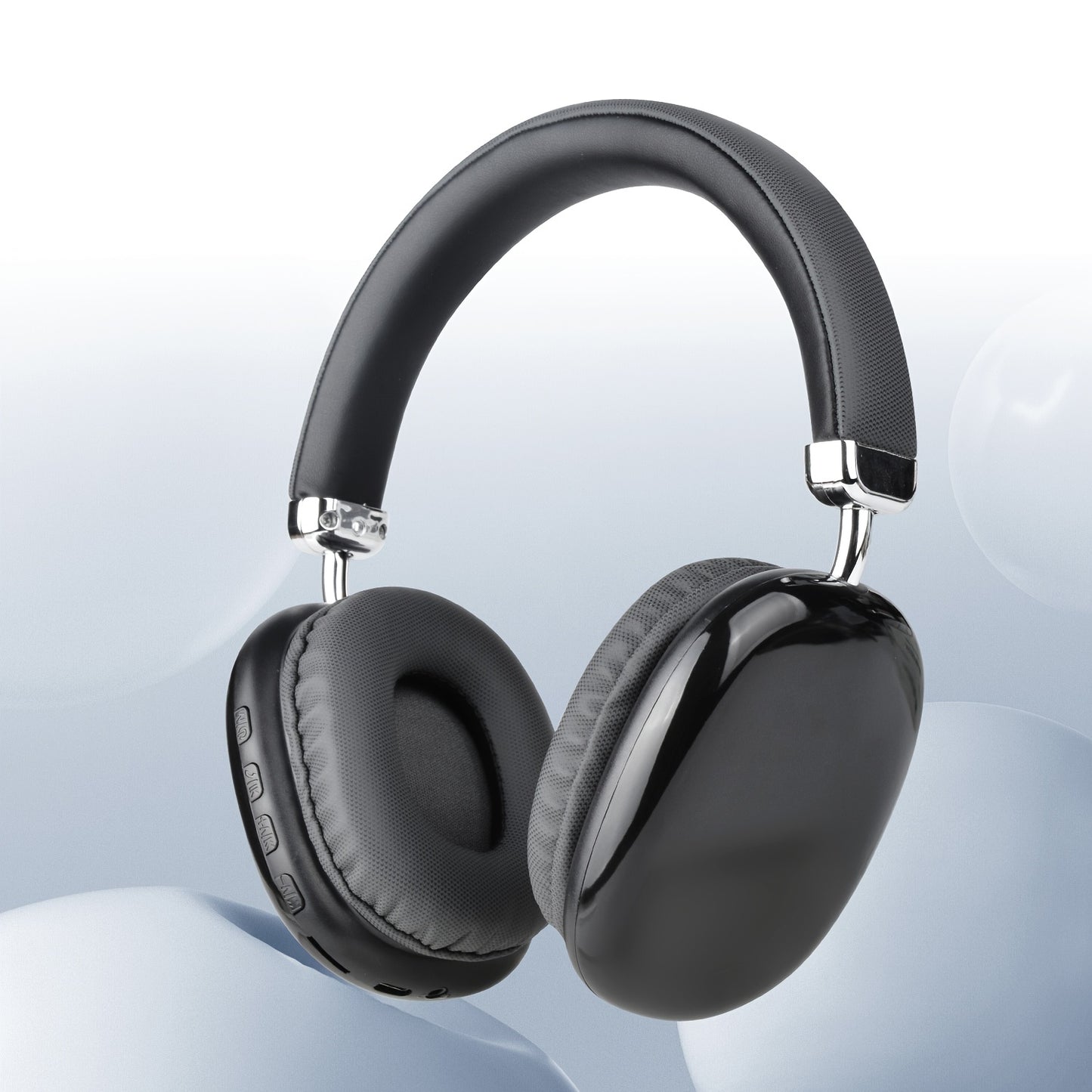 Wireless Over-Ear Headphones with Mic and Type-C Charging
