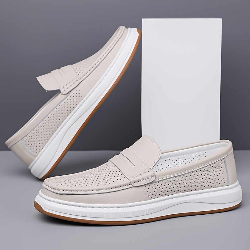 Men's Comfortable Business Casual Loafers with Non-Slip Sole