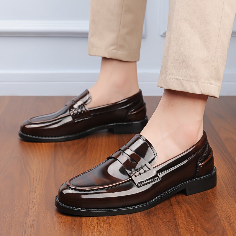 Men's Casual Business Loafers Lightweight Breathable Shoes