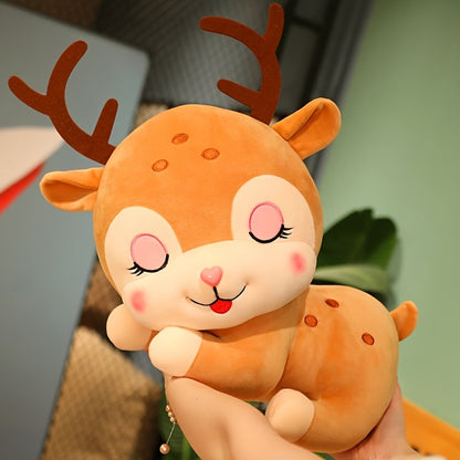 1pc, Cute Fawn Doll, Plush Toy Doll, Fawn Doll, Automotive Plush DecorationStuffed Animals Plushie Doll Toy, The Best Gifts for Halloween, Christmas, Family, Friends
