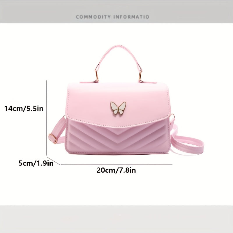 New Fashionable Minimalist Shoulder Bag Trendy Versatile Women'S Handbag Unique Crossbody Bag High-End Chic Tote Pure Diamond Solid Color Bag Fashionable Small Square Bag