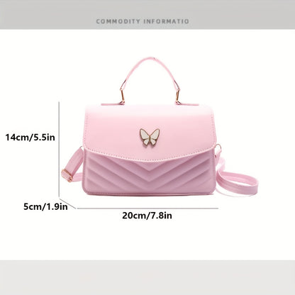 New Fashionable Minimalist Shoulder Bag Trendy Versatile Women'S Handbag Unique Crossbody Bag High-End Chic Tote Pure Diamond Solid Color Bag Fashionable Small Square Bag