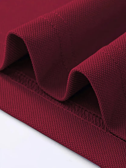 A Breathable And Fitted Golf Shirt, Men'S Casual V-Neck Short-Sleeve T-Shirt, Summer Men'S Apparel - ayq