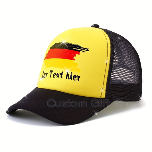 Lightweight Unisex German Element Polyester Baseball Cap - ayq