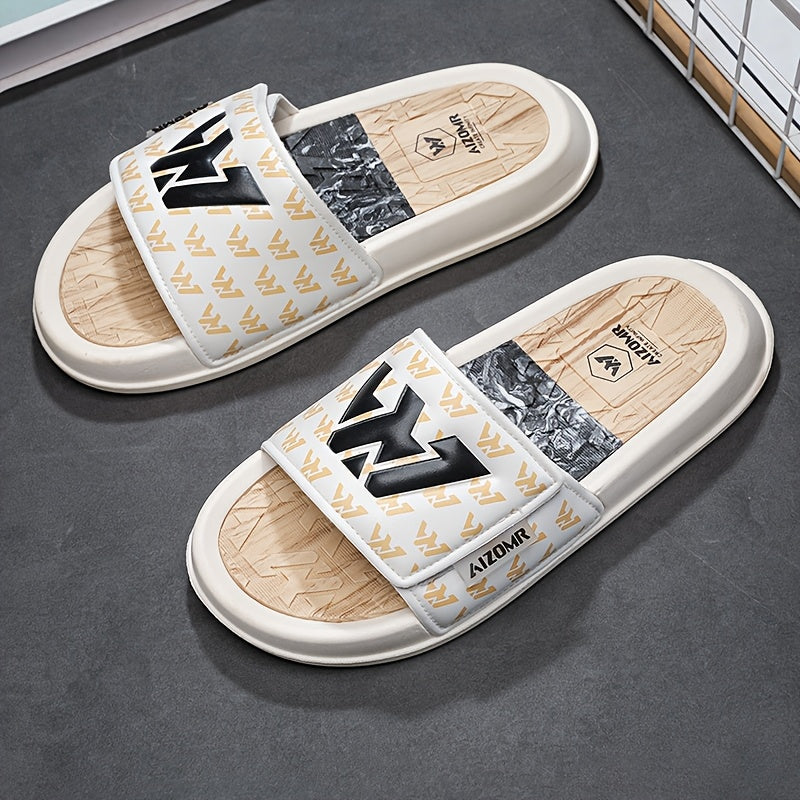 Men's Trendy Non-Slip Outdoor Slippers with Soft EVA Sole