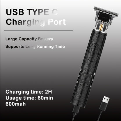 3pcs Professional Cordless Hair Clippers for Men, Includes Precision Hair Trimmer, Beard Trimmer T-Blade Detailer, Adjustable Cutting Lengths, Perfect Gift Set for Men Haircut, Beard, Ideal Gift for Men, Hair Clippers for Men