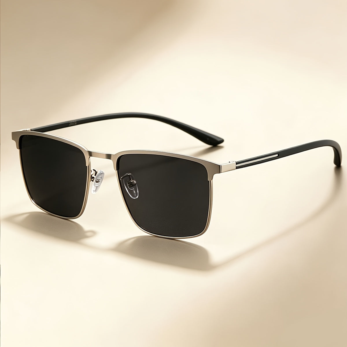 Men's Polarized Casual Sunglasses with Stainless Steel Frame