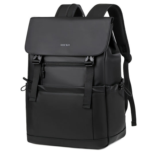 Stylish Men's Large Capacity Backpack - Perfect for Daily Commute, Business Travel & Casual Outings | Durable Fabric, No Battery Required