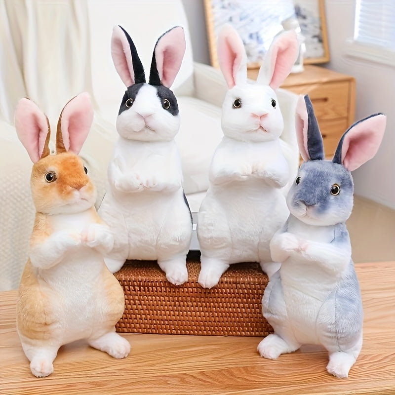 Toy Figure Doll: Lifelike Rabbit Plush Toy, Adorable Rabbit Plush Animal, Perfect for Video Game Fans, Birthday Gifts, and Easter Decorations, Plush Figures