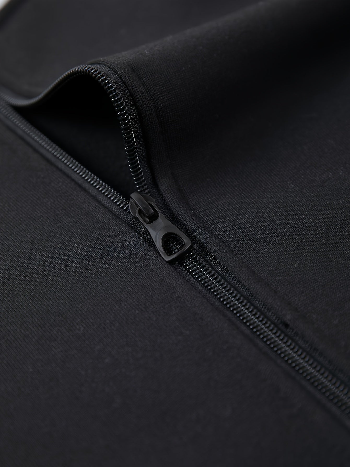 95% Polyester, 5% Spandex 2pcs Men's Set, -Lined Warm Casual Color-Block Zip-Up Sweatshirt with Pockets + Drawstring Pocket Elastic Waist Jogger Pants, 250g Men's Casual Sportswear Set, Global Four-Season Base Layer, Factory-