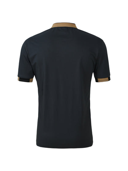 Classic BQSS Print Men'S Polo Shirt | Simple and Fashionable, High-end Fabric, Suitable for Daily Leisure and Fitness, Summer Season, Short Sleeve, Regular Fit - ayq