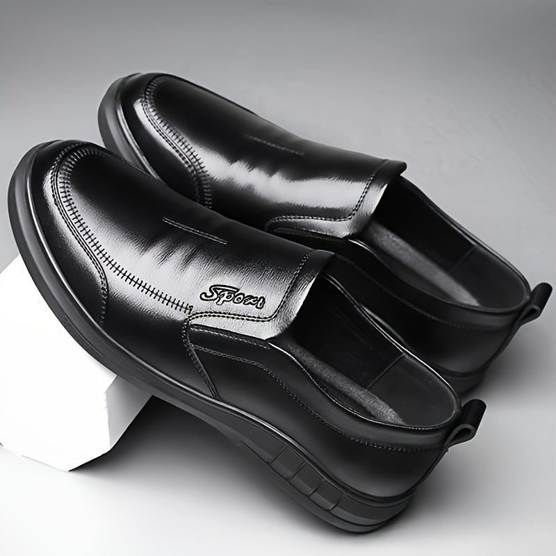 Men's Casual Business Slip-On Shoes, Lightweight & Comfortable