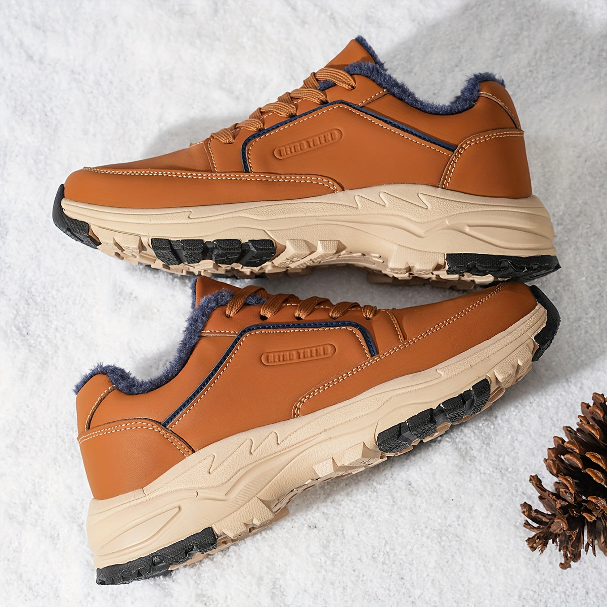 Men's All-Season Hiking Boots with  Upper & Cushioned Sole - Low-Top Outdoor Trekking, Climbing & Camping, All-Terrain Traction, Breathable Fabric, Lace-Up Ankle for Hiking, Gym, and Casual Wear (Model 9019)