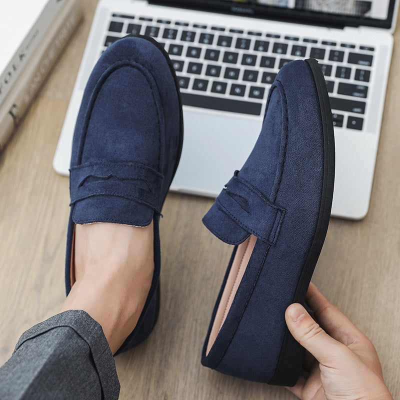 Men's British-Style Slip-On Loafers for Casual & Business