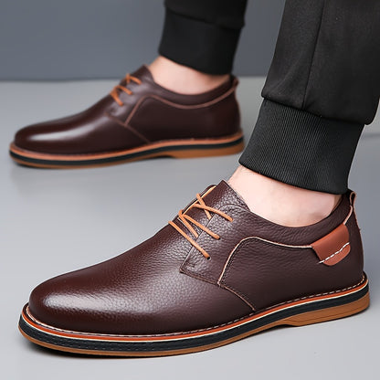 Men's Casual Business Shoes Soft Sole Non-Slip Leather