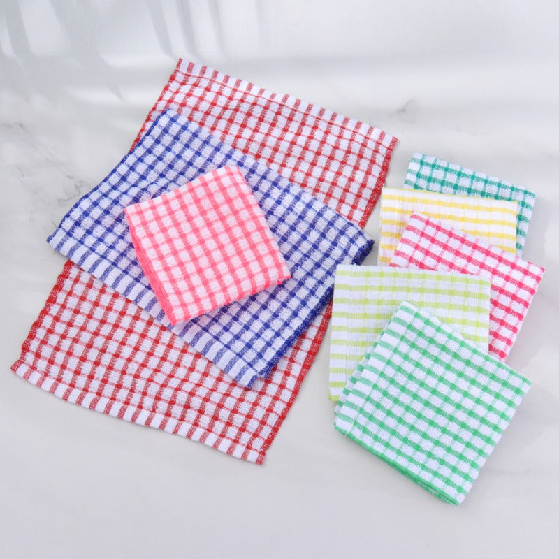 6/12 Pack Modern Blend Kitchen Towels, Low Linting Waffle Weave Dish Cloths, Quick-Dry Absorbent Tea Towels for Cleaning Sink, Stove, Pots - Hand Wash Only, Space Themed Oblong Dish Towels