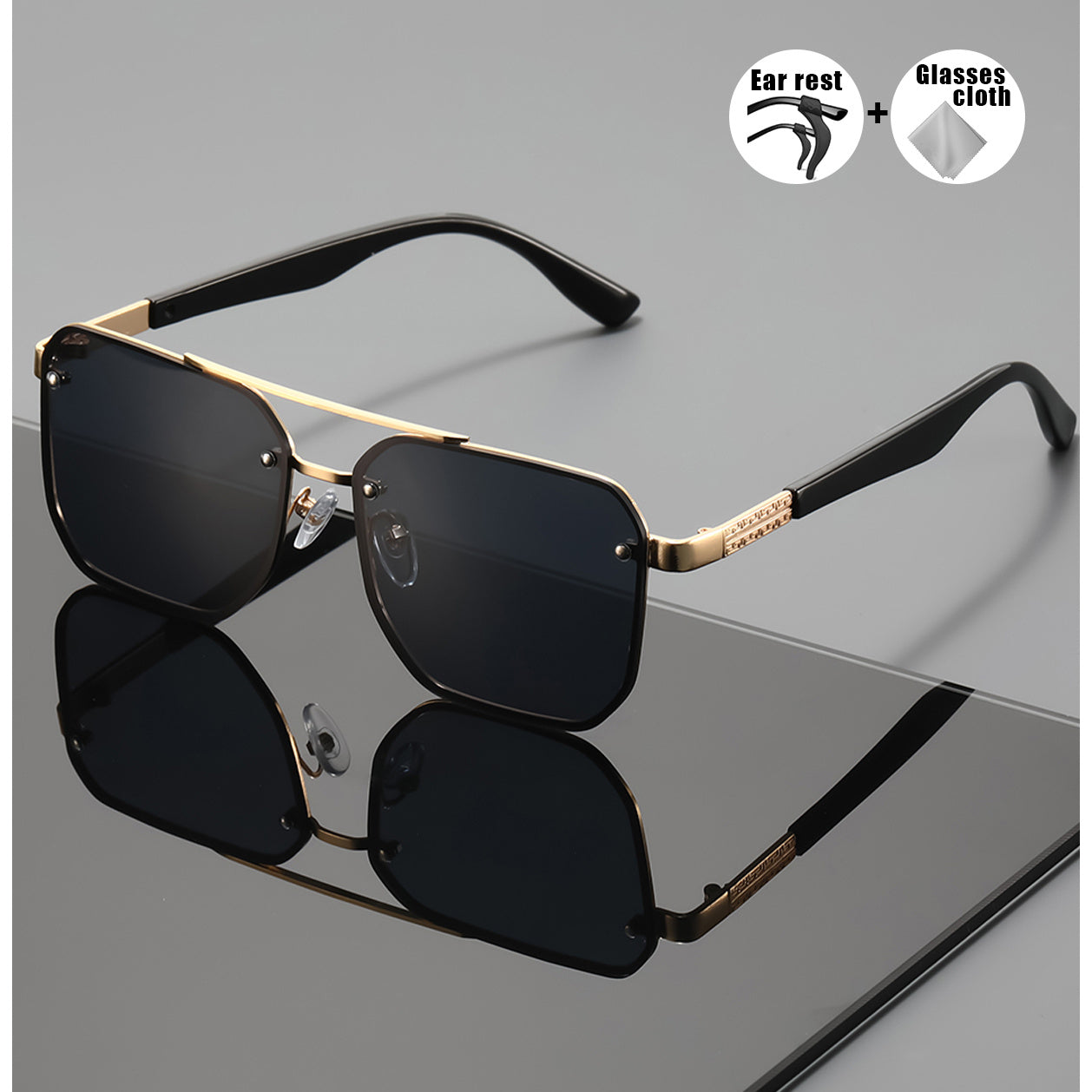 Vintage Geometric UV400 Sunglasses for Men and Women