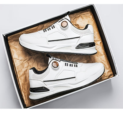 Men'S Large Size sneakers | Versatile Low-Top Running and Cross-Training Shoes, Casual and Preppy Style, Faux Upper, PVC Sole, All-Season Comfort - ayq