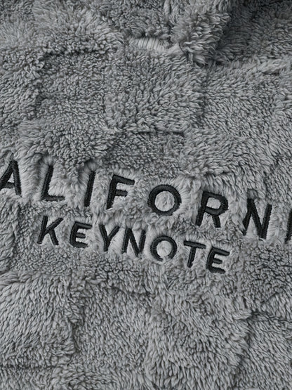 1pc Men Long Sleeve Jacquard Hooded Sweatshirt, Casual Casual Attire