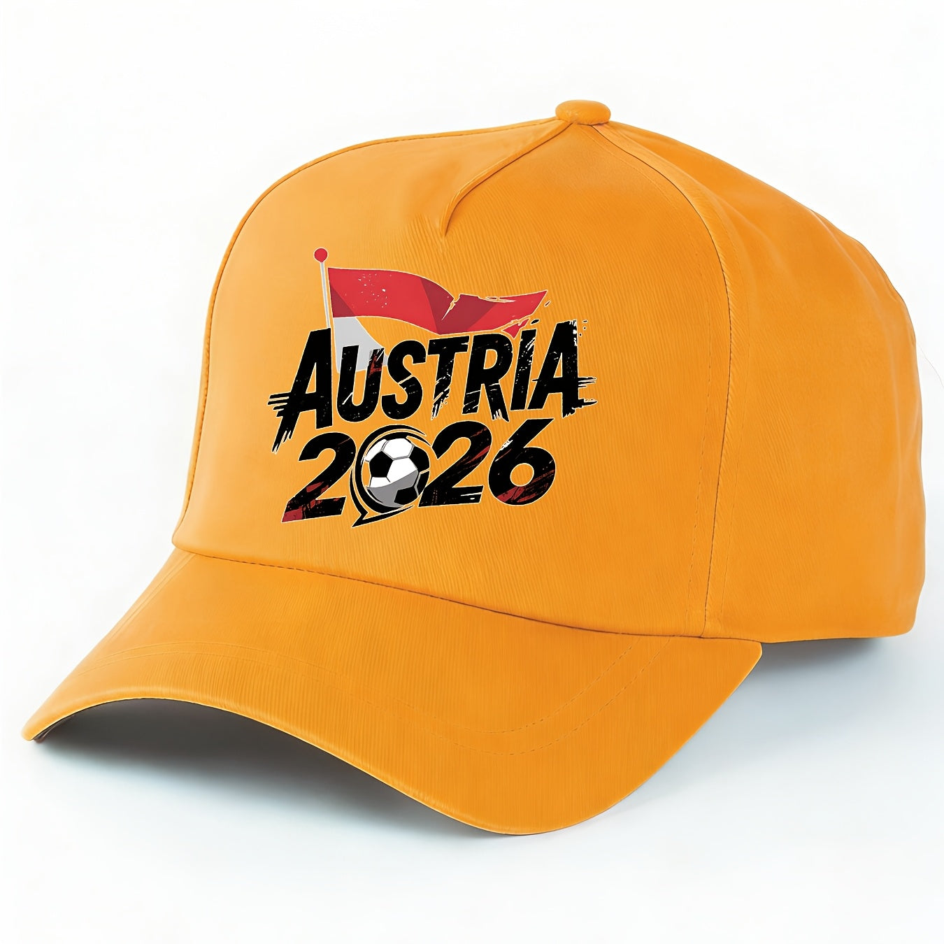 Unisex Austrian Theme Baseball Cap, Breathable Polyester Hat