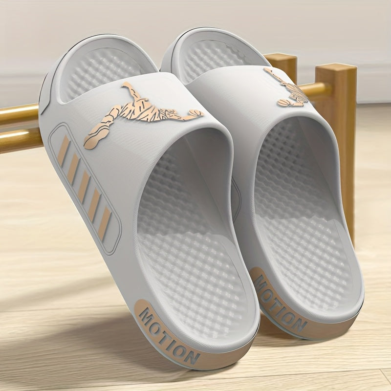 A Pair of EVA Slippers Featuring a Contrasting Sporty Design, with a Cloud-Like Soft And Comfortable EVA Sole. The Minimalist Style Is Fashionable And Versatile - ayq