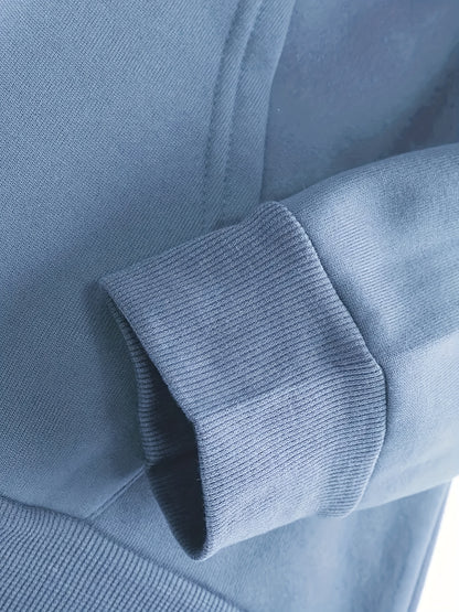 Men'S Heavyweight Hooded Sweatshirt with Santa Claus & Santa Hat Print - Thick Winter Pullover, Long Sleeve Hooded Sweater for Christmas, Halloween, New Year'S - Cozy Cold Weather Clothing For Men, Couples, Family - Ideal Hol