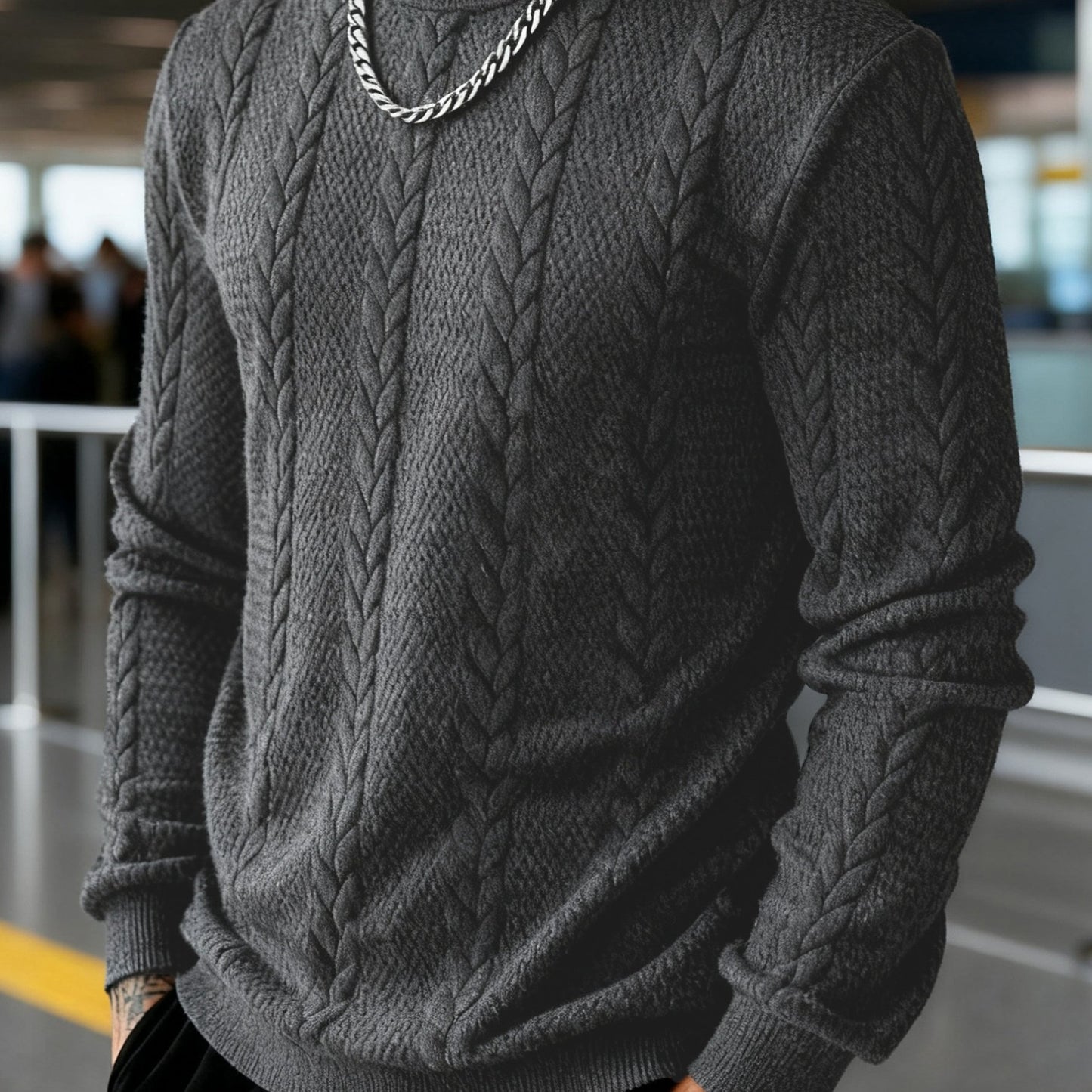 Տղամարդու գարնանային և աշնանային բարձր օձիքով միագույն, հեշտ ամրացվող, կողային կտորից վերնաշապիկ, պատրաստված հարմարավետ և մաշկի համար անվտանգ նյութից, կատարյալ է ինչպես առօրյա զբոսանքների, այնպես էլ աշնանային և ձմեռային սեզոնների ամենօրյա կրելու համար։