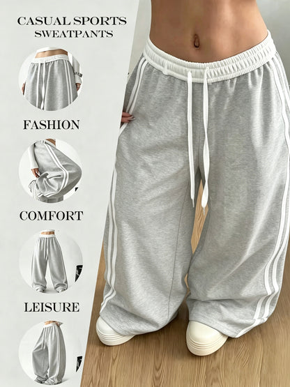 Women's Wide-Leg Sports Pants for Yoga and Fitness