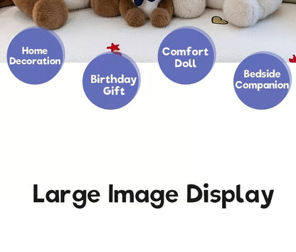 Սիրուն բերետ՝ կուղբաձև փափուկ խաղալիք | Փափուկ խաղալիք տիկնիկ շարֆով, սիրուն կուղբաձև փափուկ խաղալիք ծննդյան նվեր աղջիկների և երեխաների համար, պոլիեսթերային մանրաթել և մուգ շագանակագույն