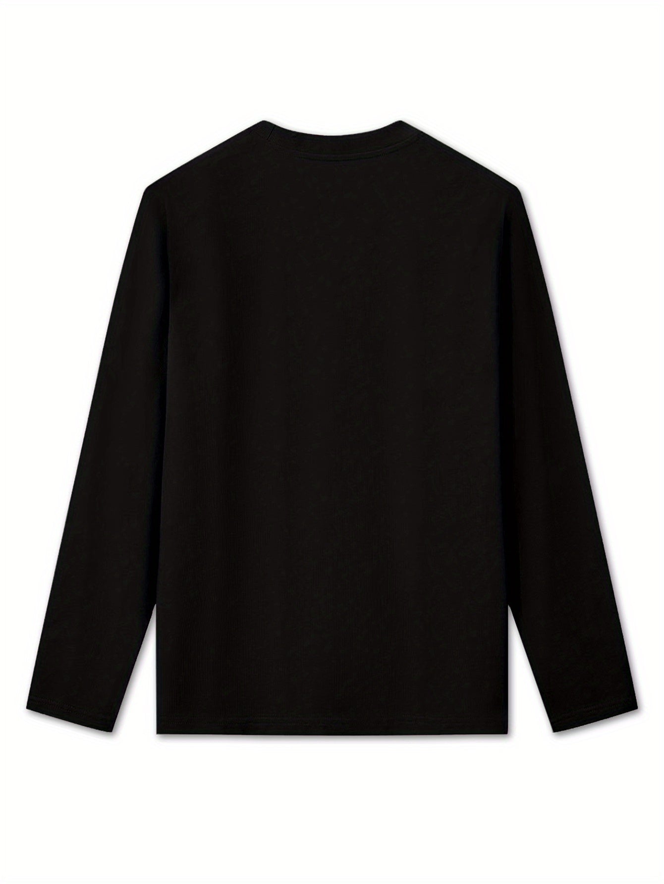 Women'S Christmas Long Sleeve T-Shirt - Santa Claus & Holiday Graphic Tee, Machine Washable Everyday & Party Outfit for Christmas, New Year'S Eve - Non-See-Through Casual Top, Christmas Shirts, Festive Attire, Round Neckline