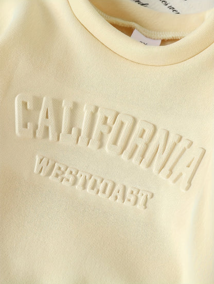 Տղա աղջիկների աշուն/ձմեռ տառերով դրոշմված տաք, աստառով սվիտեր և մարզաշապիկ, իդեալական է բացօթյա օգտագործման համար