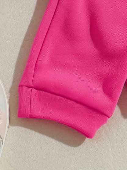 Տղա աղջիկների աշուն/ձմեռ տառերով դրոշմված տաք, աստառով սվիտեր և մարզաշապիկ, իդեալական է բացօթյա օգտագործման համար