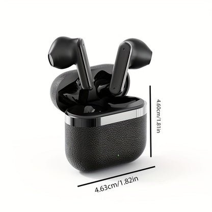 New Design True Wireless Music Semi In-Ear Headphones for Sports, Compact Earbuds Featuring TWS 9D HIFI Stereo Sound, HD Calling, And Dolby Stereo. Compatible with Android And Iphone for Music And Phone Calls.