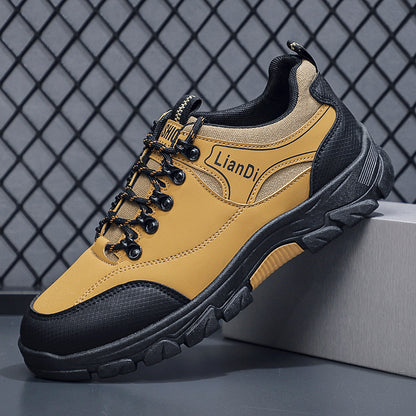 Men's Casual Low-Top Sneakers, Lightweight Lace-Up Shoes