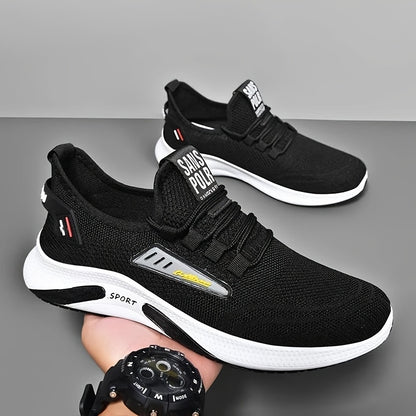 Men'S Lightweight, Breathable Mesh Sports Shoes with Comfortable Knit and Safe Lacing Design, Suitable for Daily Jogging and Casual Wear - Suitable for Men - Suitable for Sports and Daily Use - Great Gift for Fitness Lovers