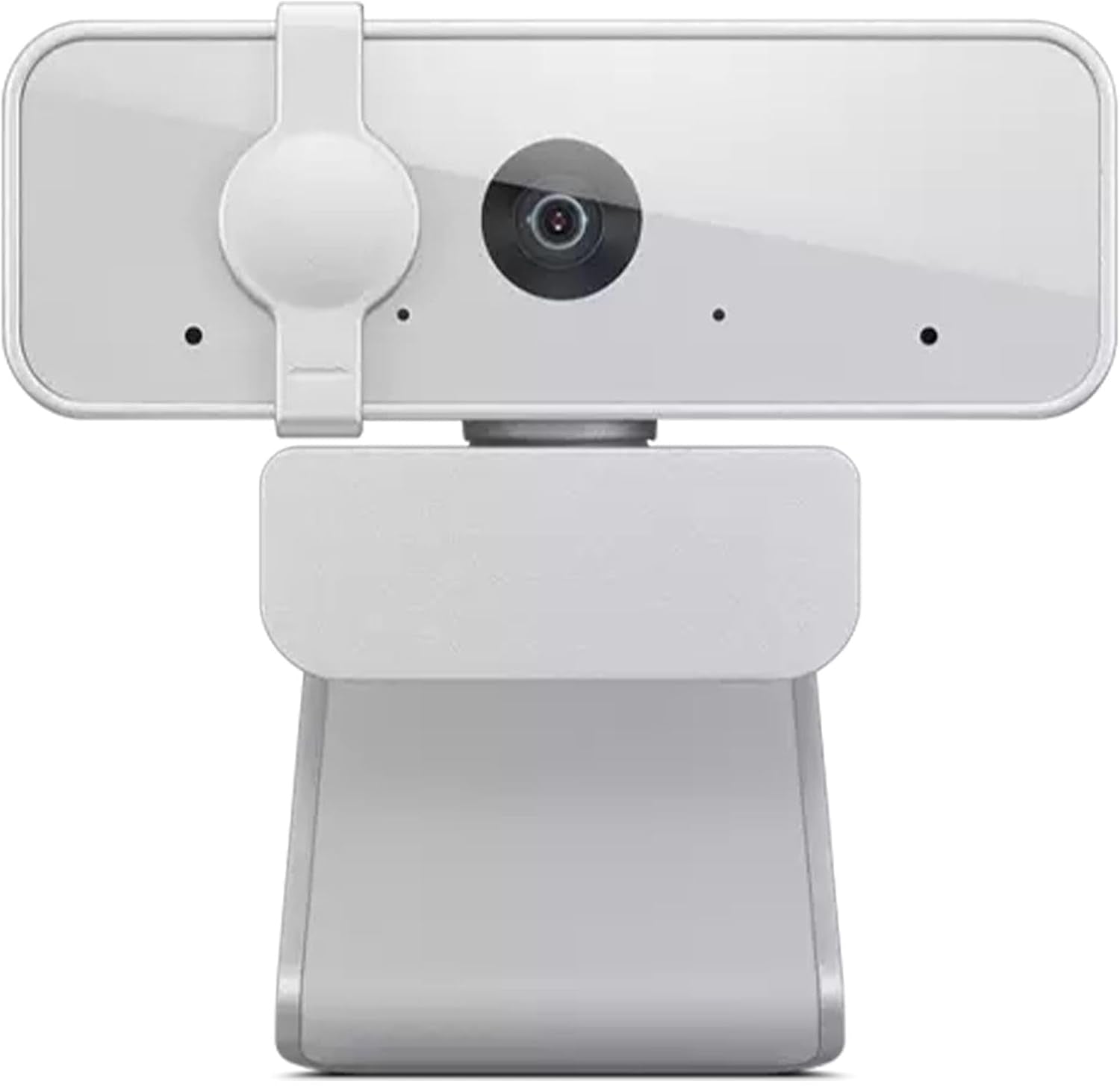 Lenovo HD 1080P Webcam (300 FHD) - Monitor Camera with 95° Wide Angle, 360° Rotation Pan & Tilt, Dual Microphones – Attachable Desktop Cam with Privacy Shutter for Remote Work, Streaming & Gaming