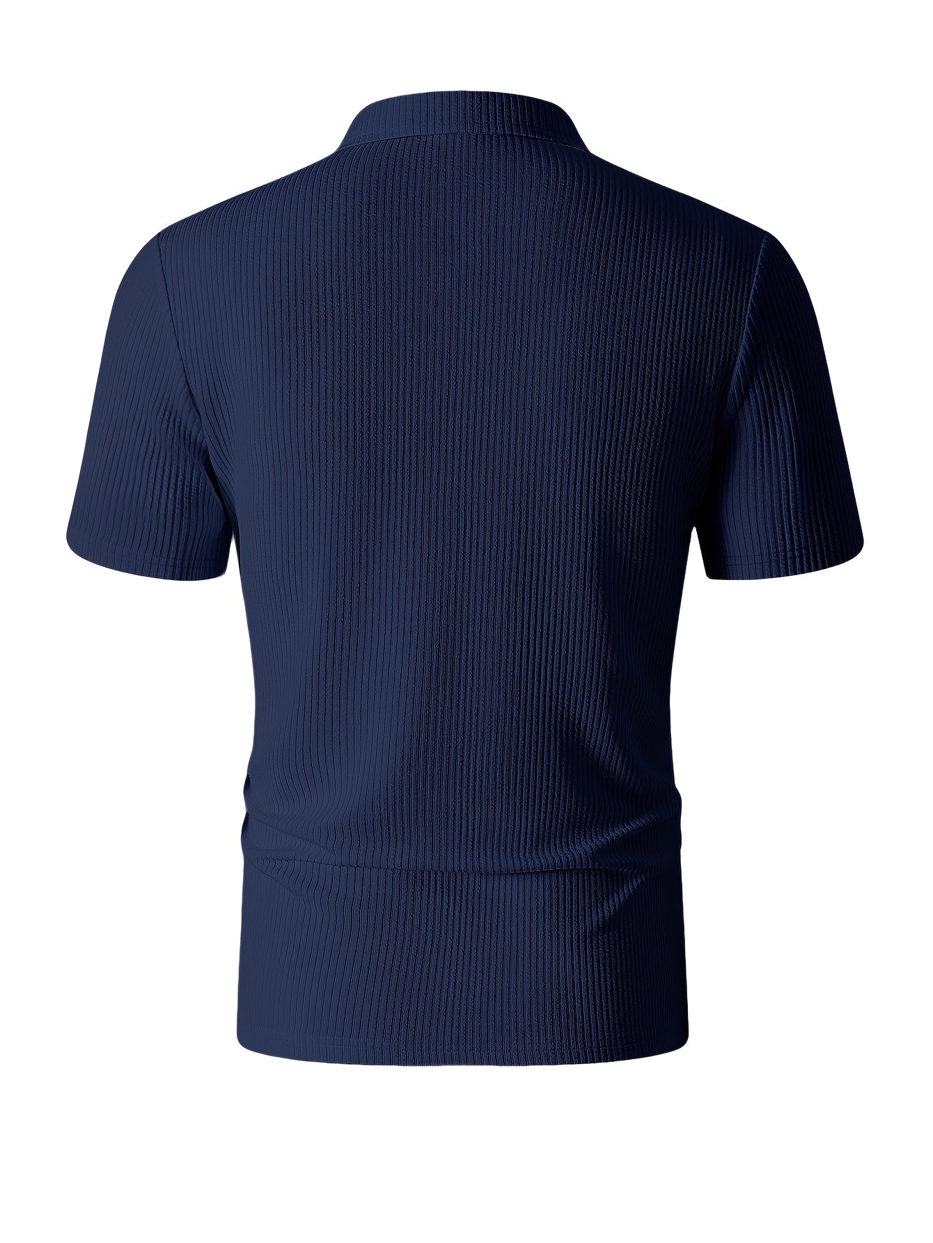 Men'S Summer Casual Short-Sleeve Outdoor Street Polo Shirt, Breathable And Comfortable T-Shirt - ayq