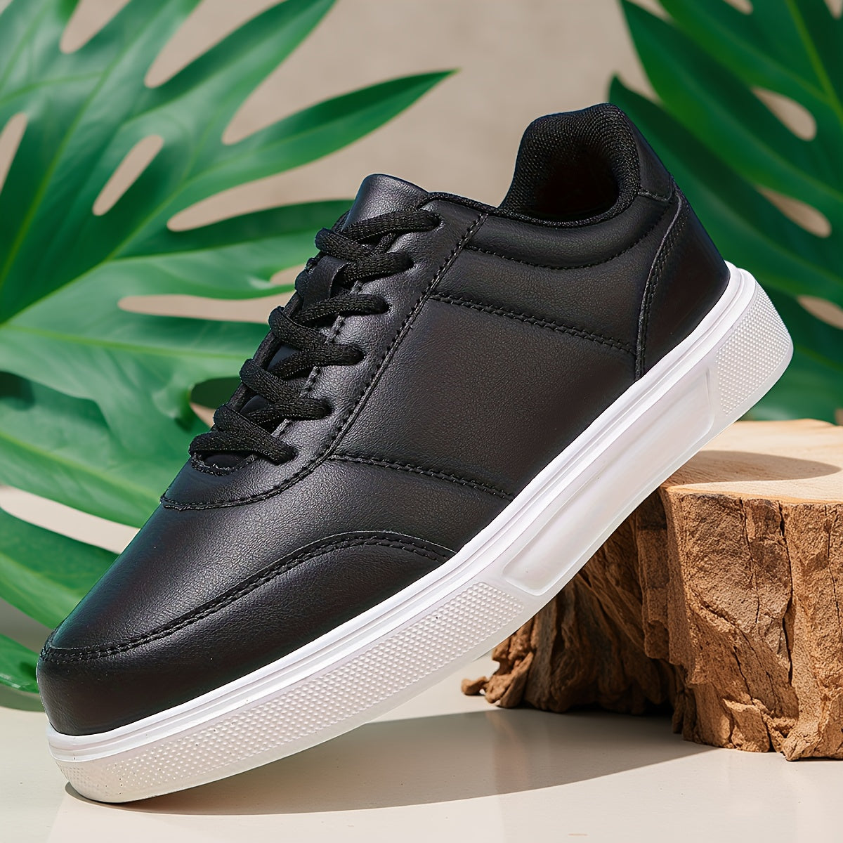 Men's Casual Lace-Up Canvas Sneakers for Everyday Sports