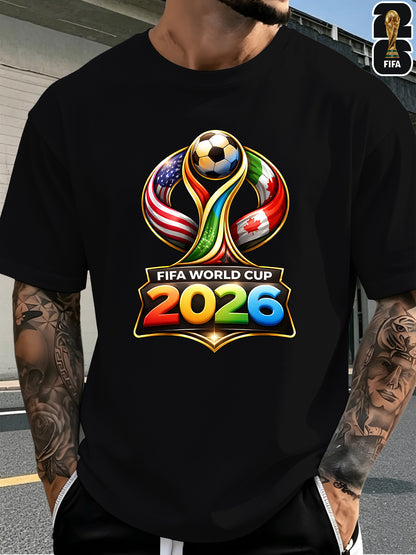 Men's FIFA 2026 World Cup Cotton Blend Casual T-Shirt