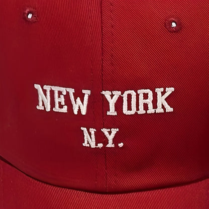 2pcs Fashionable Letter Embroidered Baseball Caps For Men and Women, Spring and Summer Outdoor Sun Protection Hats
