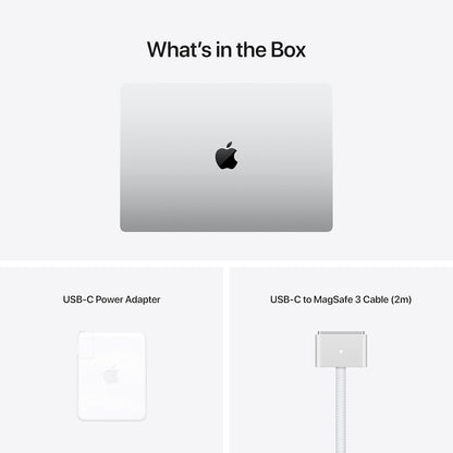 2021 Apple Macbook Pro (16-Inch, M1 Pro Chip with 10‑Core CPU and 16‑Core GPU, 16GB RAM, 1TB SSD) - Silver