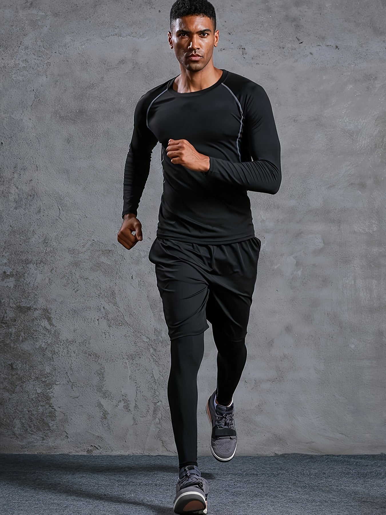 [Formfitting Shirt] Elite Athletic երկարաթև կոմպրեսիոն վերնաշապիկ - բարձր ձգվող, շնչող պոլիեսթեր և սպանդեքս խառնուրդ, պարանոցի պարանոց, անտեսանելի - իդեալական մկանային խմբերի պաշտպանության համար, մեքենայով լվացվող - կապույտ, մարզասրահի հագուստ