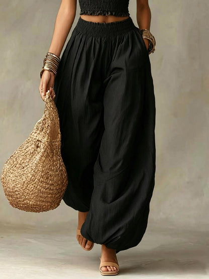 Women's Elegant Bustier Cami & Lantern Pants Set