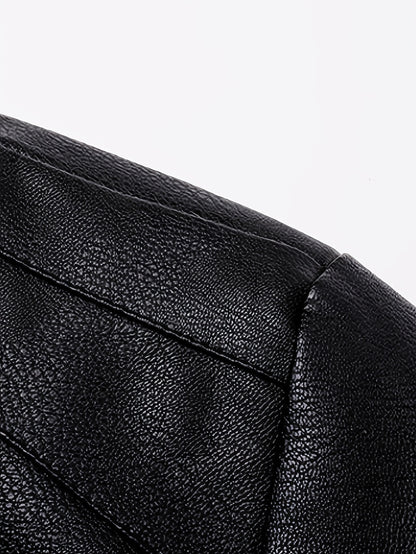 Men'S Cozy Fleece-Lined Bomber Jacket - Thick Winter Coat with Multiple Pockets, Zip-Up Casual Pilot Style, Brown, Polyester Lining, Perfect for Fall & Winter, Winter Bomber Jacket