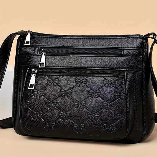 Unisex չեզոք քիվիլացված քառակուսի խաչաձև պայուսակ, թեթև պատահական սպորտային ճամփորդական փոքրիկ պայուսակ տղամարդկանց և կանանց համար: