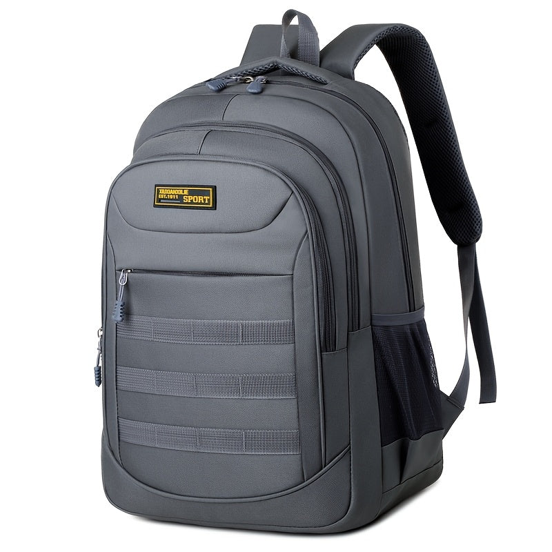 Hiking Backpack, Leisure Backpack, Large-capacity Backpack, Suitable for Both Men and Women, Height 48cm, Length 33cm, Thickness 20cm, Can Hold 17-inch Laptop, Equipped with Adjustable Shoulder Straps, Is Ideal for Daily Outd - ayq