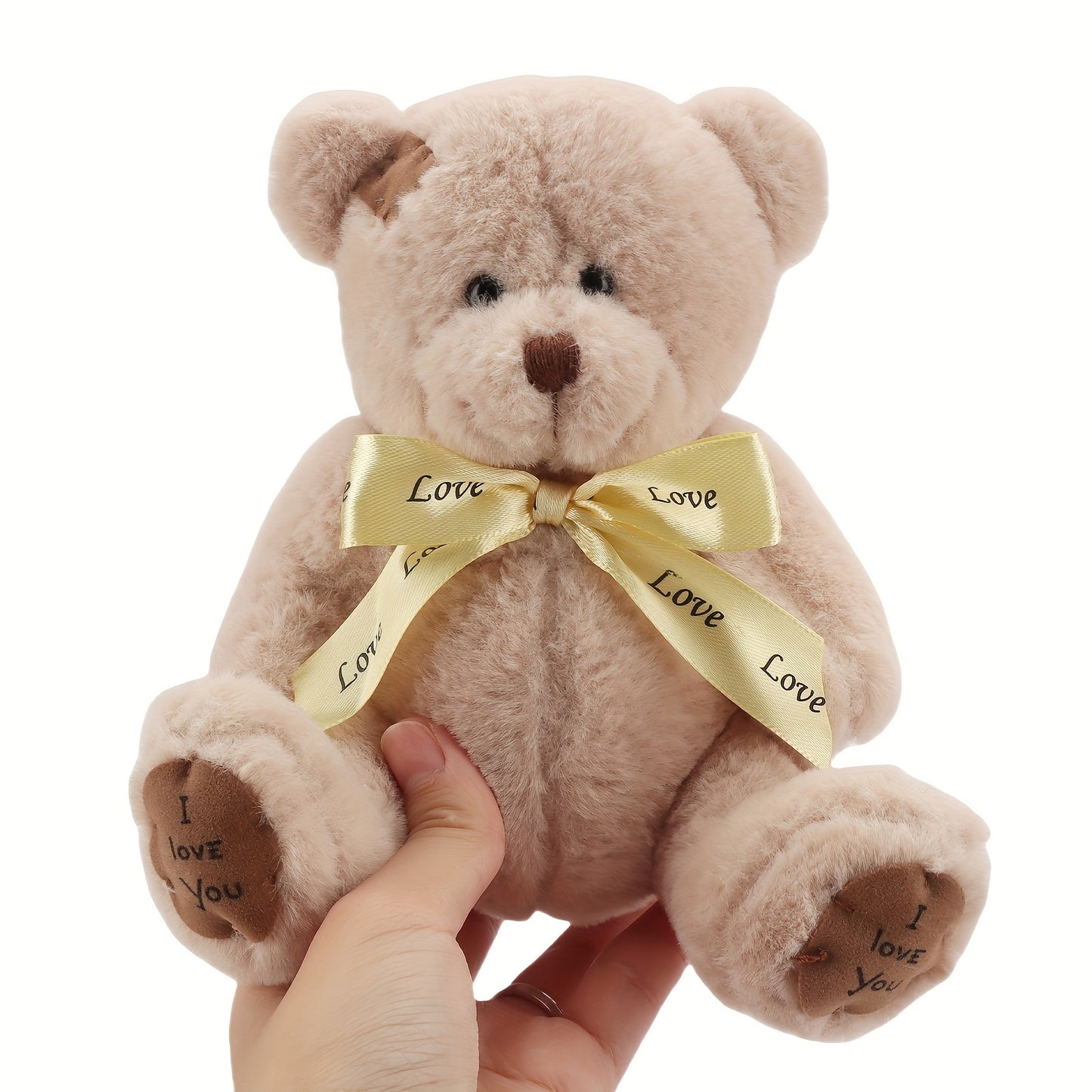 16Cm/6.29In Adorable Kawaii Teddy Bear Plush Toy - Gentle Stuffed Animal, Ideal for Christmas, Thanksgiving, Valentine'S Day, Birthdays, And Easter Presents