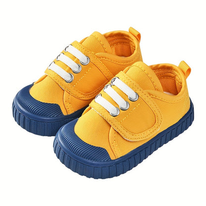 Lightweight Canvas Toddler Shoes - Suitable for 1-2 Years Old Girls, 12-24 Months Children's Shoes, Comfortable Walking Shoes - Suitable for Spring and Autumn - Suitable for Indoor and Outdoor! Christmas, Halloween, Thanksgiv