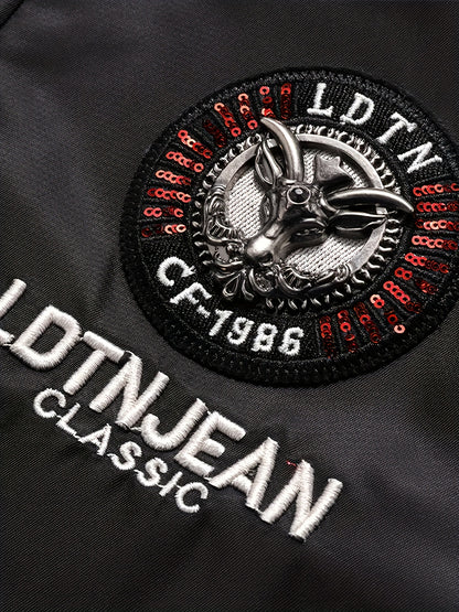 Men's Heavyweight Arctic Winter Jacket - -210gsm Windproof Coat with Full-Zip Closure, Hooded Insulated Outerwear - Machine Washable Cold Weather Jacket for Skiing, Snowboarding, Camping - Navy Blue, Winter Accessories, Skiin